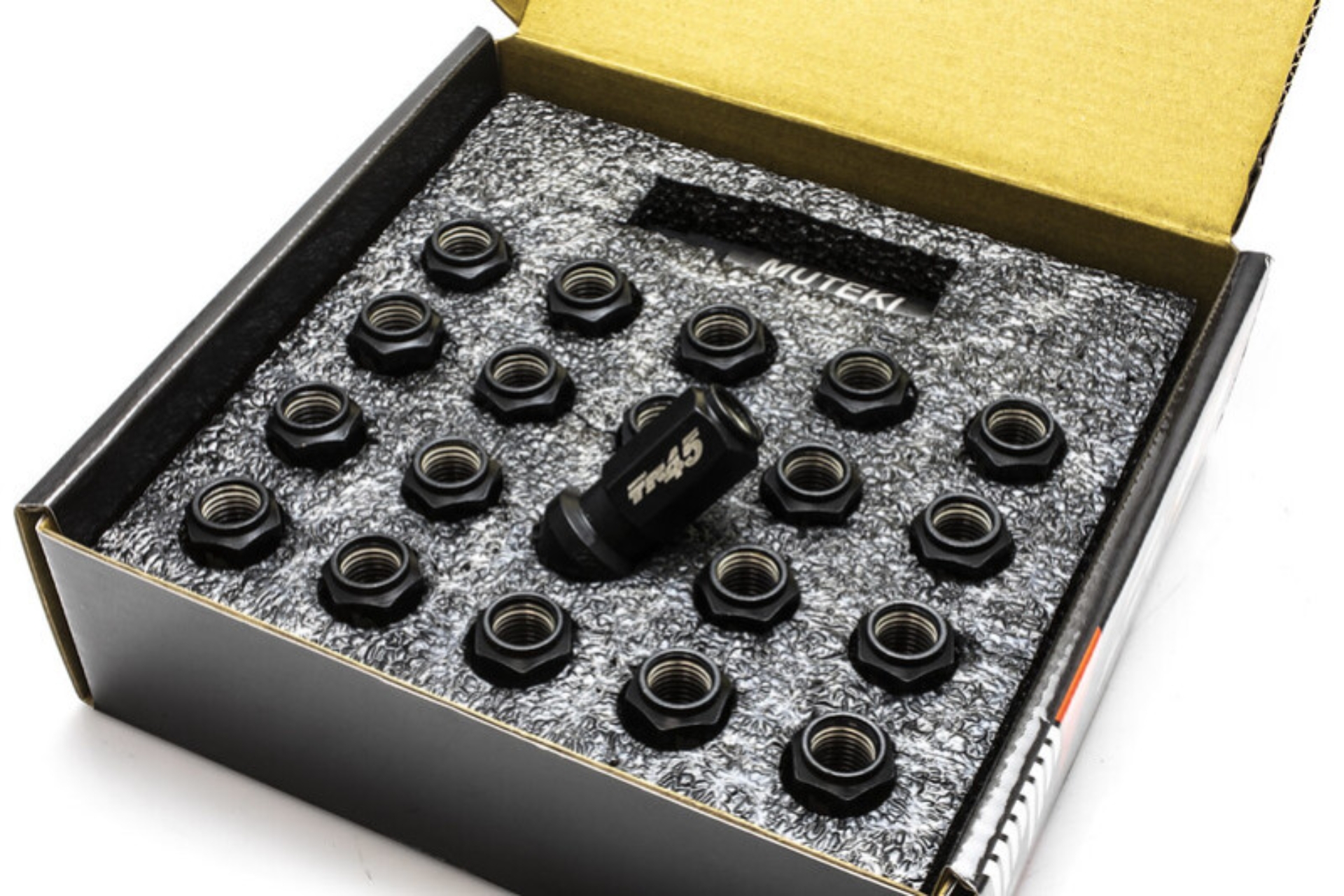 Picture of Wheel Mate Muteki TR45 Open End Lug Nuts - Gun Metal - 12x1.25 - 45mm