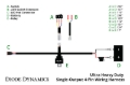 Picture of Diode Dynamics Ultra Heavy Duty Single Output 4-Pin Wiring Harness