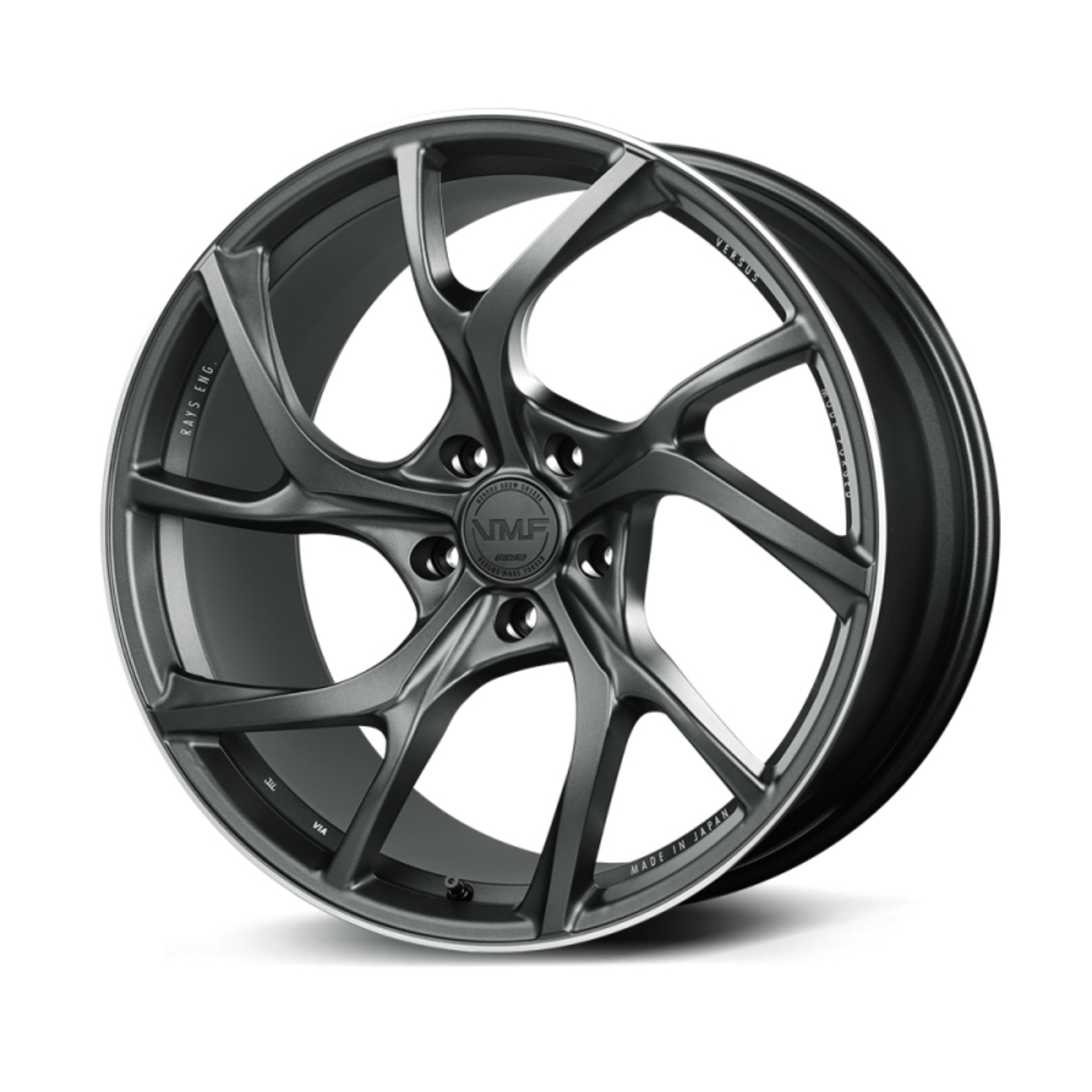 Picture of Versus VMF C-01 19x8.5 +45 5x108 Matte Gunblack / Rim Edge DC