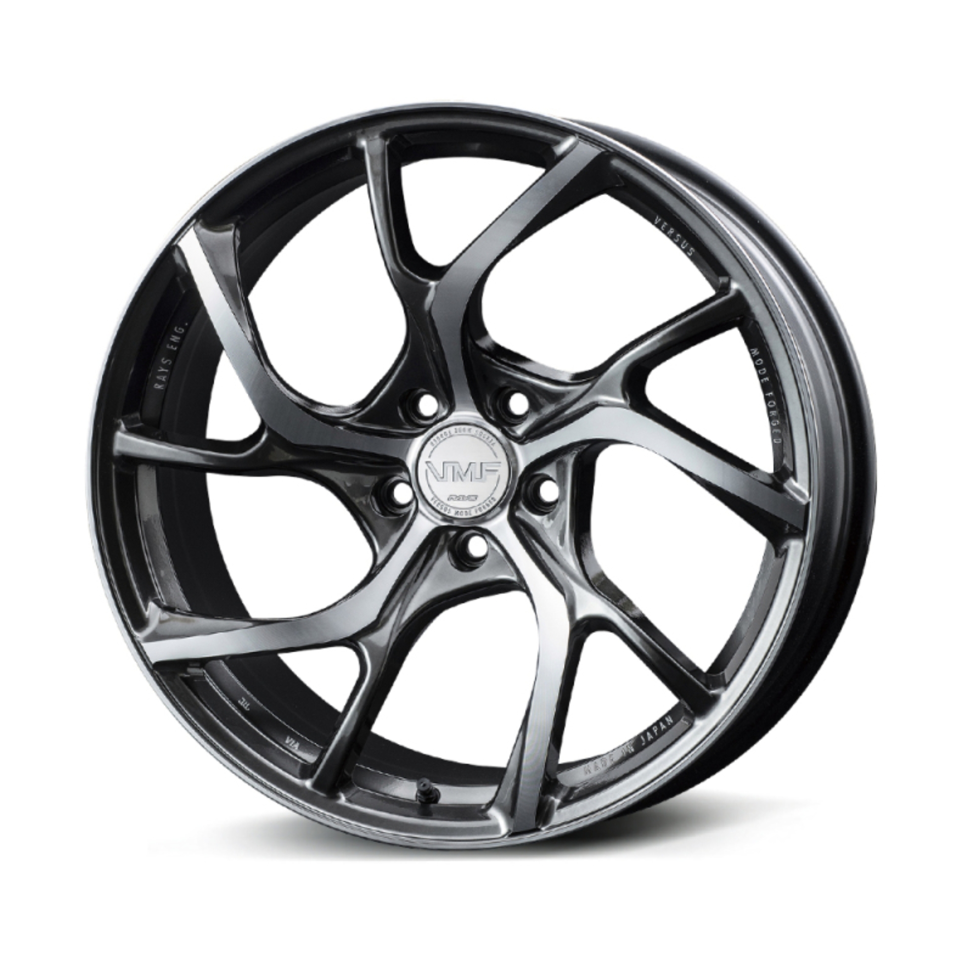 Picture of Versus VMF C-01 19x8.5 +45 5x108 Diamond Cut / Shining Black Metal