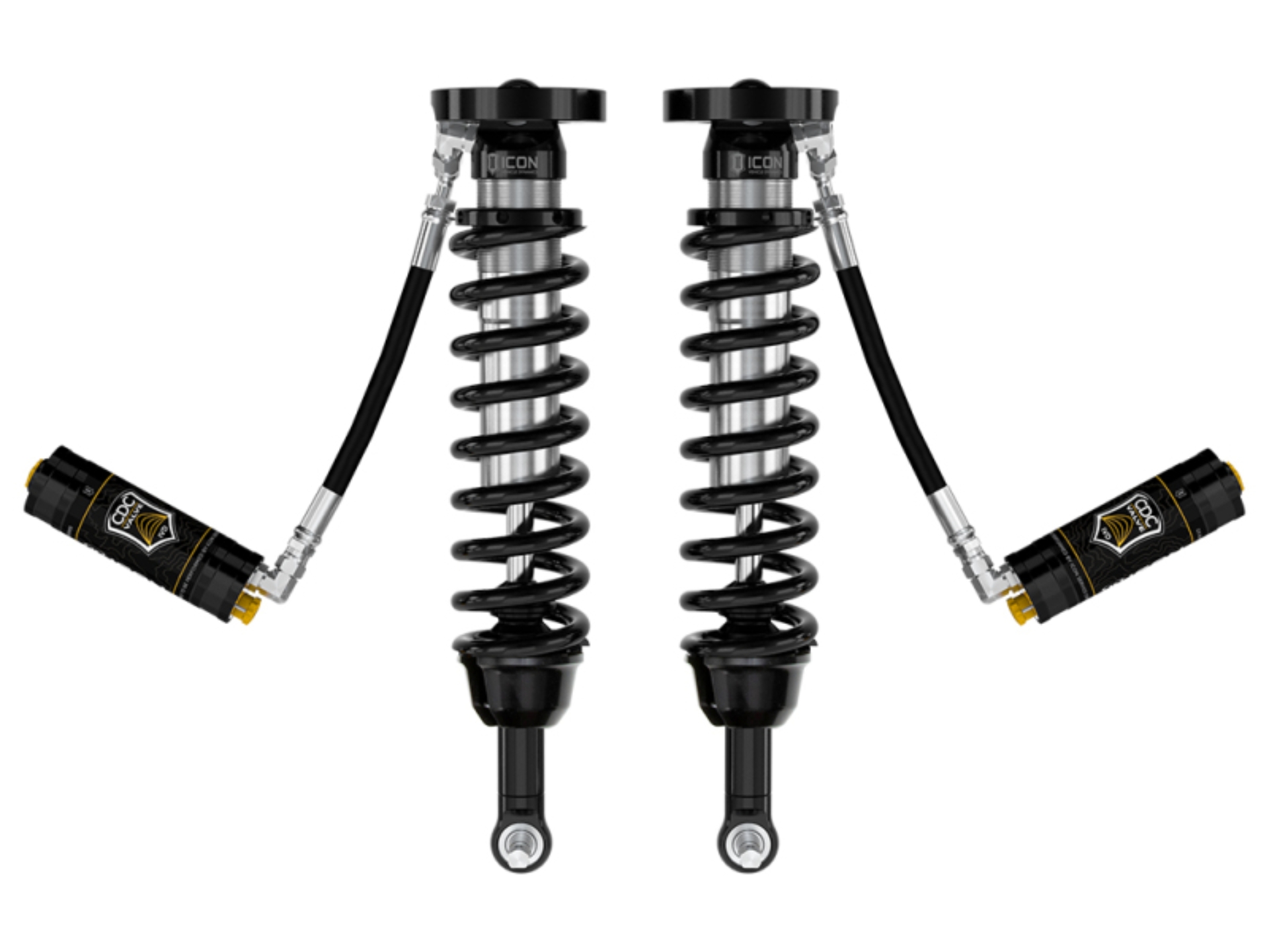 Picture of ICON 21-24 GM Tahoe/Suburban/Yukon/Yukon XL 2.5-3.25in Lift Front V.S. 2.5 Series Coilover Kit