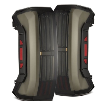 Picture of AlphaRex 22-24 Toyota Tundra NOVA-Series Prismatic LED Tail Lights - Alpha-Black