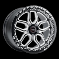 Picture of Weld 17x10 Laguna Beadlock 5x115 ET00 BS 5.5 Gloss Black 78.1
