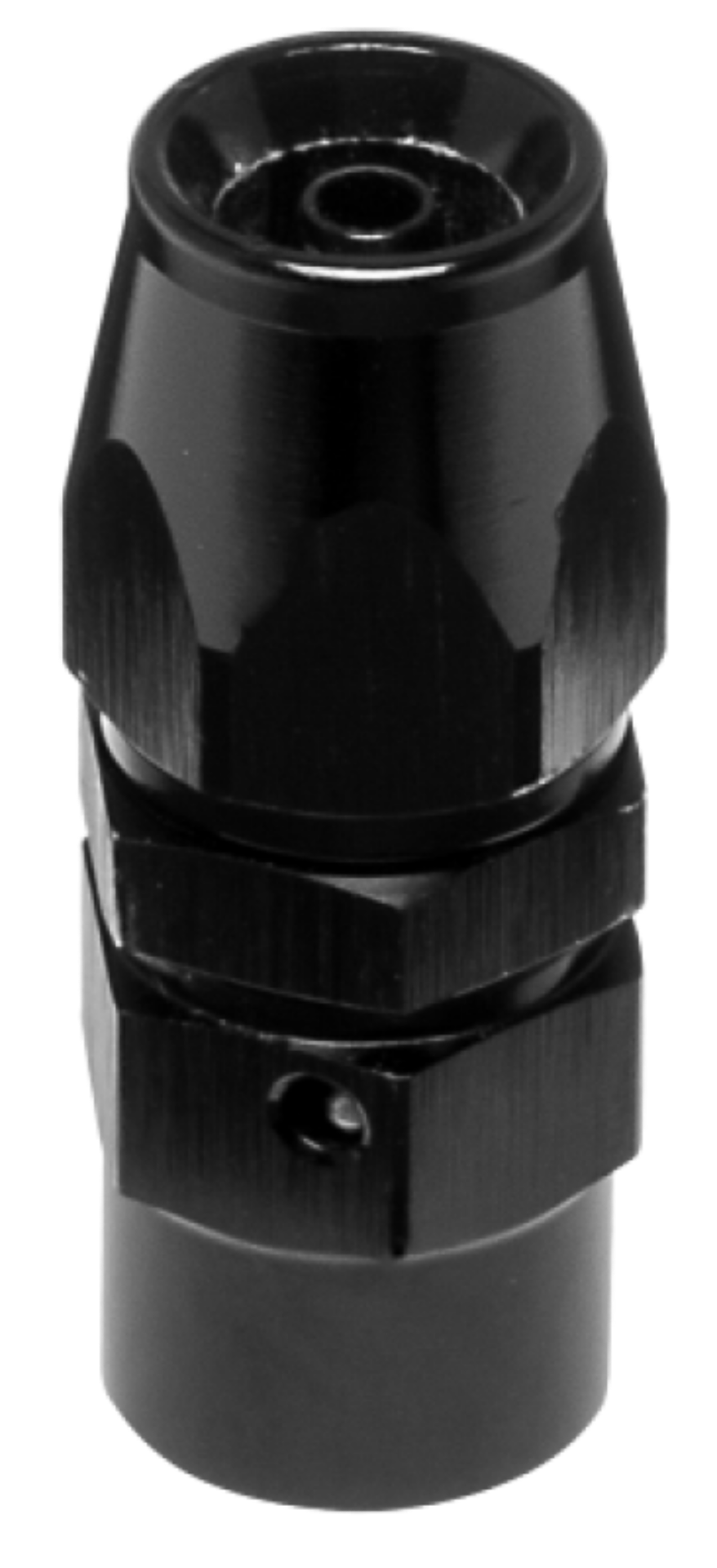 Picture of Vibrant -3AN Straight High Flow Hose End Fitting for PTFE Lined Flex Hose - Aluminum