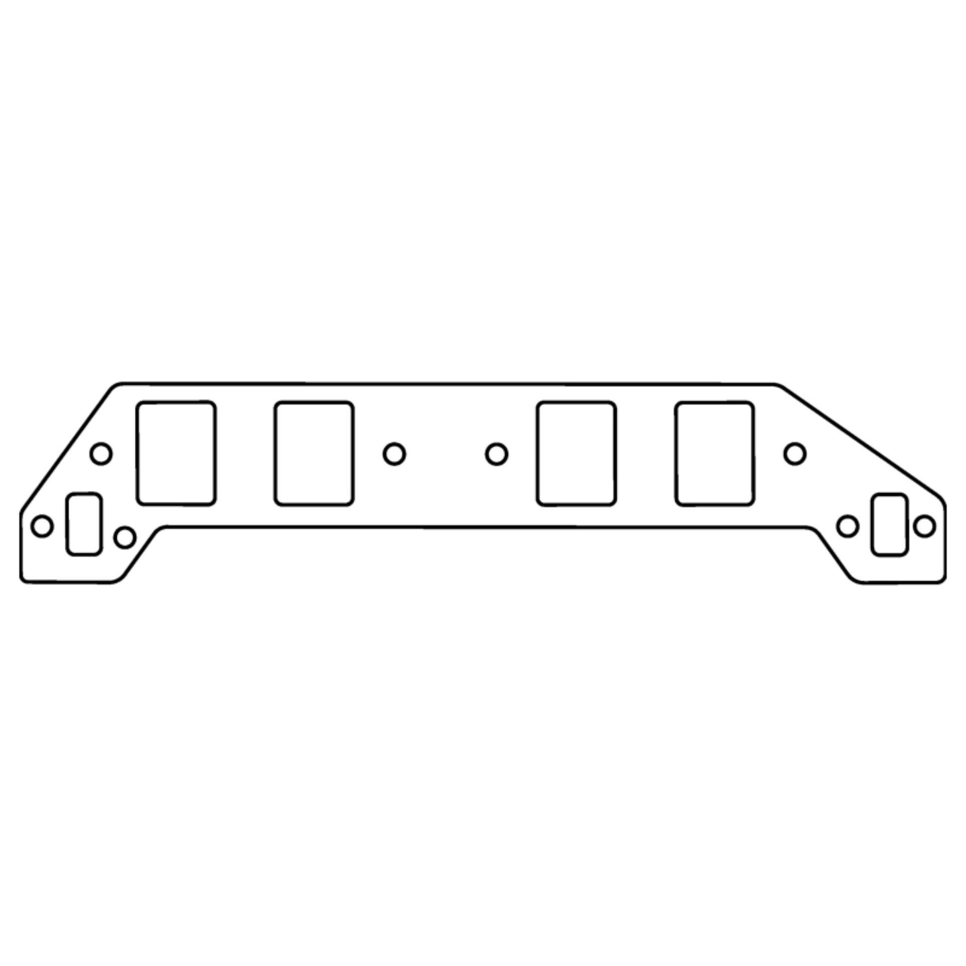 Picture of Cometic GM Gen-V/VI BB V8 .094in Fiber Intake Mani Gasket Set-2.460in x 1.860in Rect. Ports