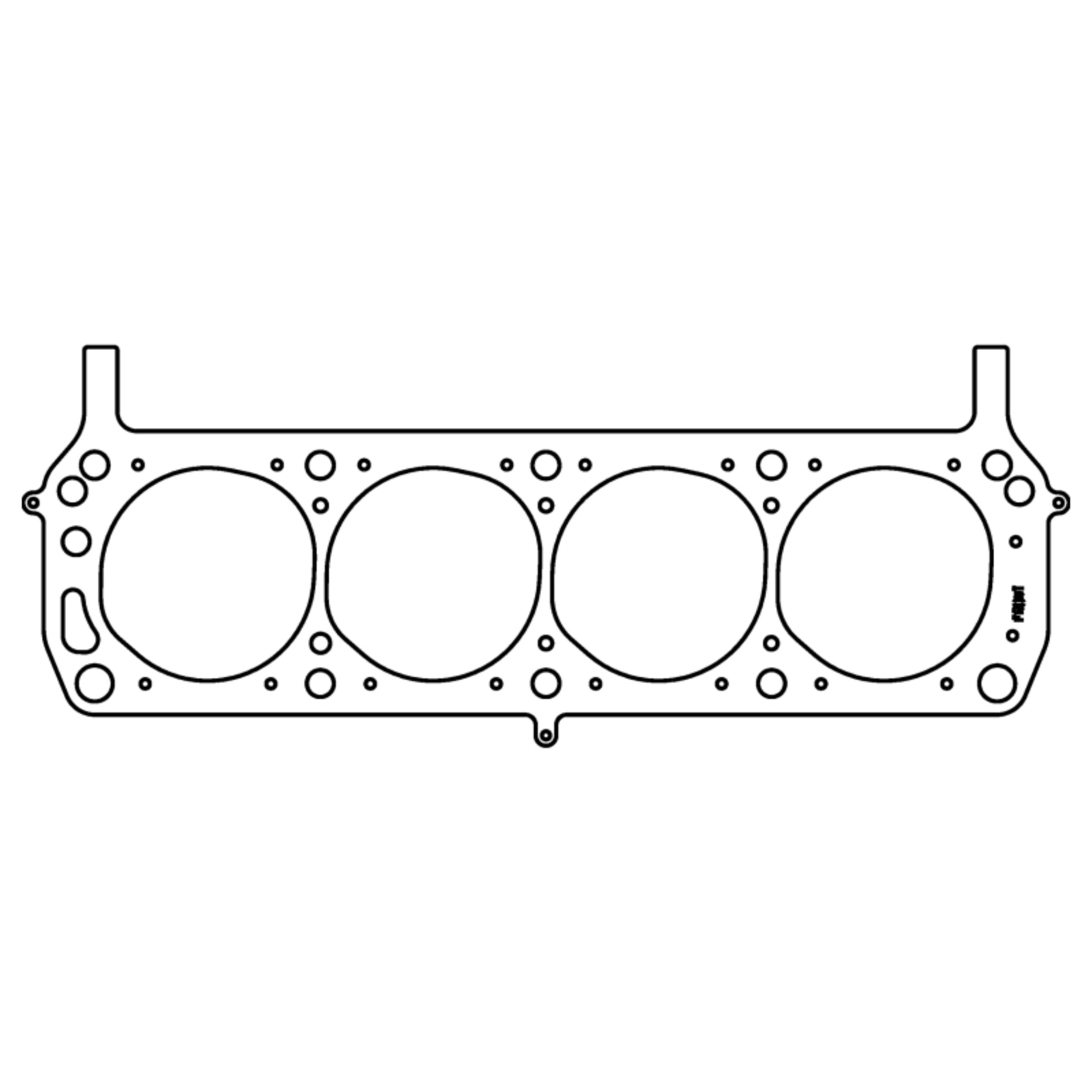 Picture of Cometic Ford 302 Windsor V8 .040in MLS Cyl Head Gskt-4.125in Bore-Valve Pocketed Bore-SVO/Yates-RHS