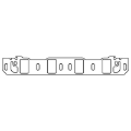 Picture of Cometic Ford Windsor .060in Fiber Intake Mani Gasket Set-1.400in x 2.250in Rectangle Port