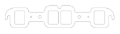 Picture of Cometic Oldsmobile Gen-2 Rocket V8 .030in MLS Exhaust Mani Gasket Set