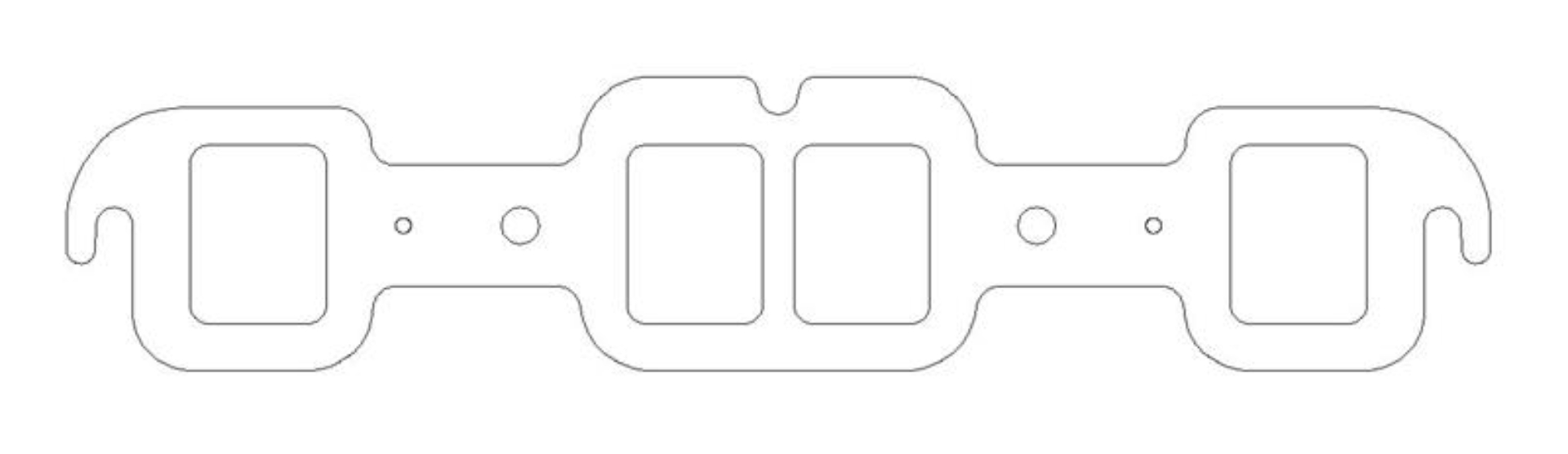 Picture of Cometic Oldsmobile Gen-2 Rocket V8 .030in MLS Exhaust Mani Gasket Set