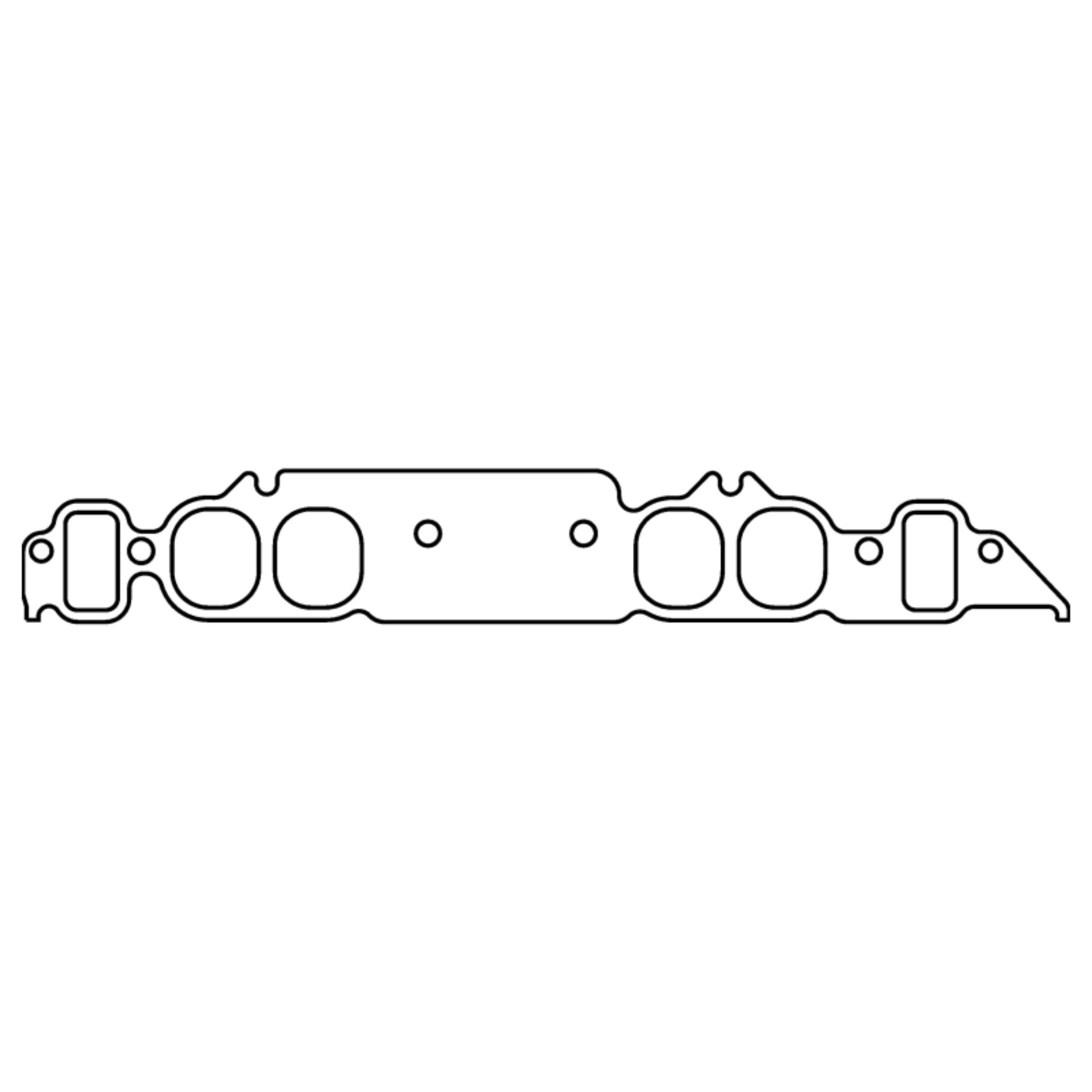 Picture of Cometic Chevy Mark-IV Big Block V8 .060in Fiber Intake Mani Gasket Set-1.811in x 2.052in Rec. Port