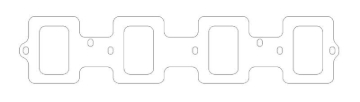 Picture of Cometic GM LS7 Gen-4 Small Block V8 .060in Fiber Intake Manifold Gasket Set-With Carbureted Manifold