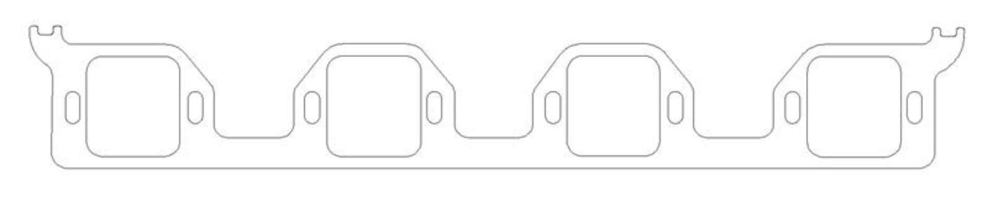 Picture of Cometic Chrysler Gen-2 Hemi .047in Fiber Intake Manifold Gasket Set-1.856in x 2.009in Rectangle Port