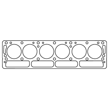 Picture of Cometic Triumph 1968-1971 TR6 I6 .020in Copper Cylinder Head Gasket-76mm Bore-Without Recessed Block