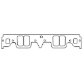 Picture of Cometic Chevy Gen-1 Small Block V8 .059in CFM-20 Intake Manifold Gasket Set - Brodix 12 Series Heads