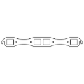 Picture of Cometic Chrysler Big Block B/RB V8 .043in Copper Exhaust Manifold Gasket Set-1.780in x 1.480in Port