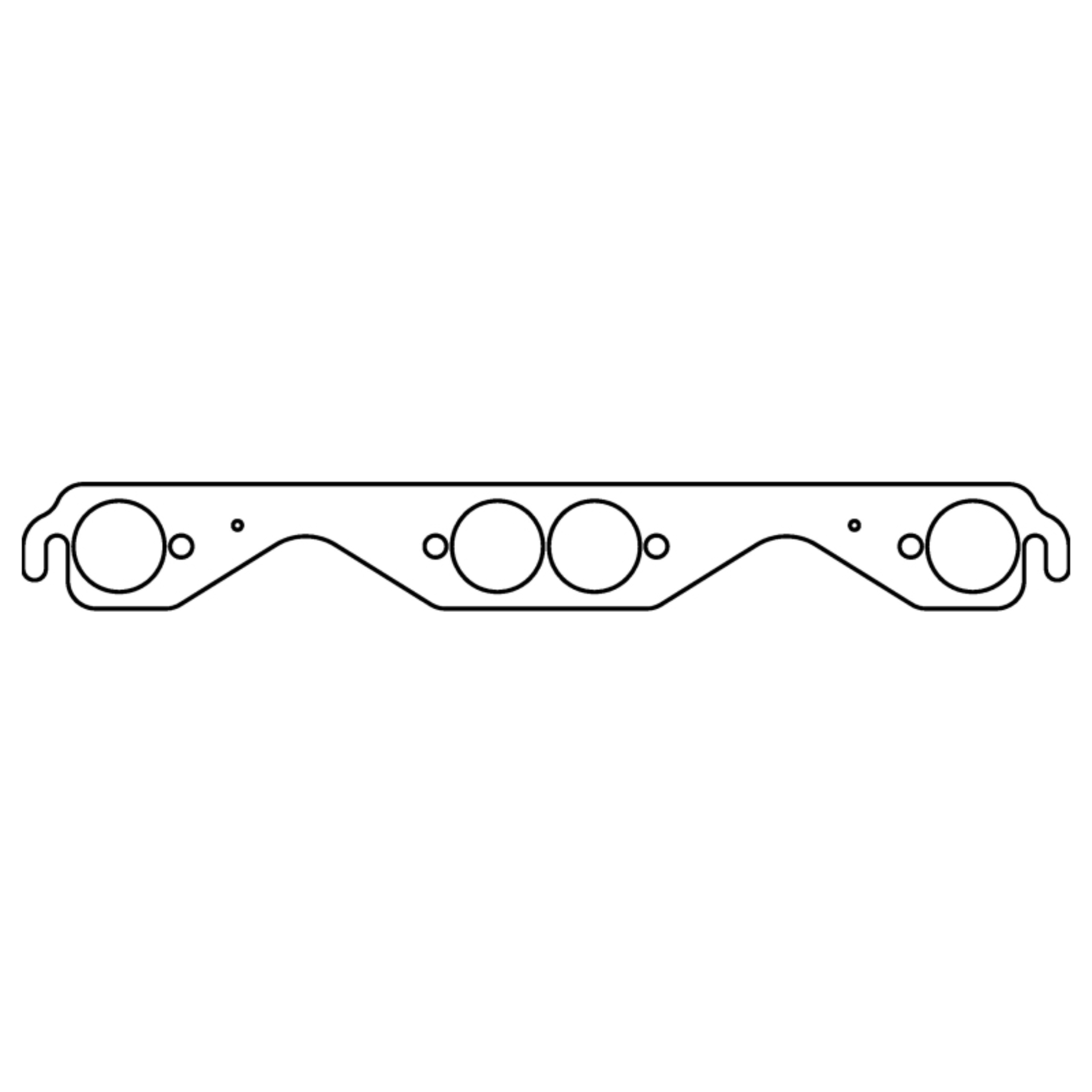Picture of Cometic Chevy Gen-1 Small Block V8 .043in Copper Exhaust Manifold Gasket Set - 1.625in Round Ports