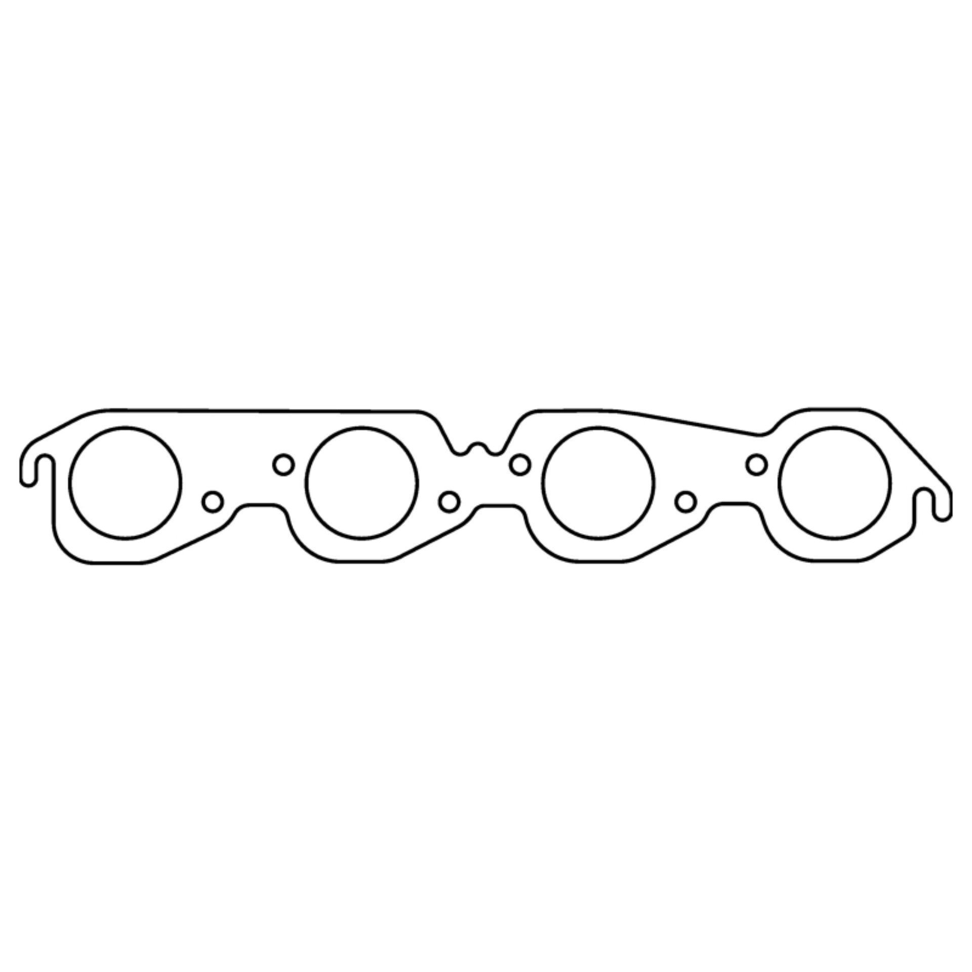 Picture of Cometic Chevy Gen-4 Big Block V8 .060in HTS Exhaust Manifold Gasket - 2.250in Round Port - 20 Pack