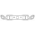 Picture of Cometic Oldsmobile 371 Gen-1 Rocket V8 .060in Fiber Intake Manifold Gasket Set - J-2 Golden Rocket