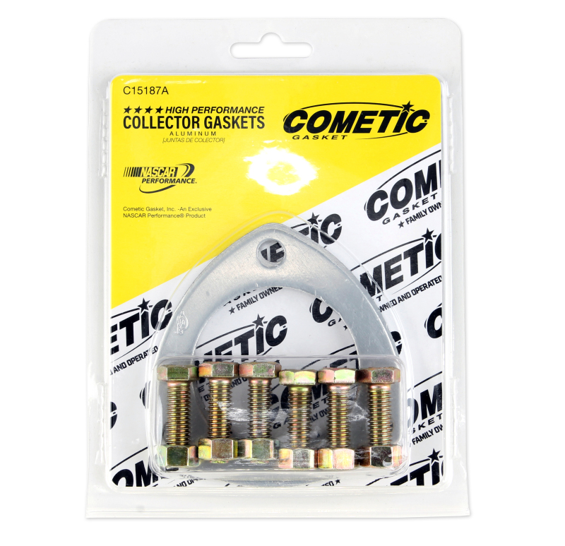 Picture of Cometic Exhaust Header Collector Gasket .040in Aluminum-2.5in Diameter Port-3.5in Bolt Circle-Set