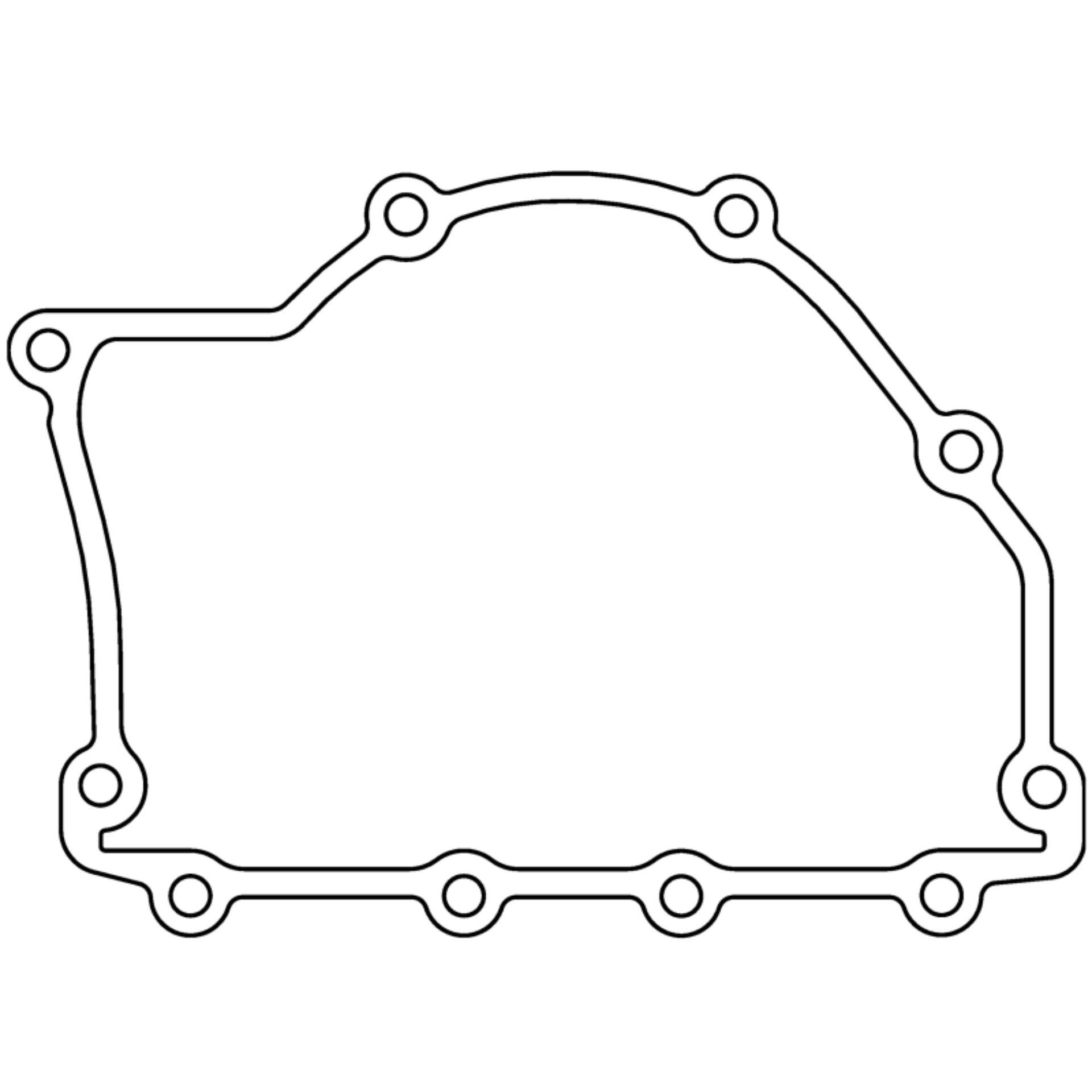 Picture of Cometic Nissan CEV8D1 .032in AFM Rear Main Seal Retainer Gasket