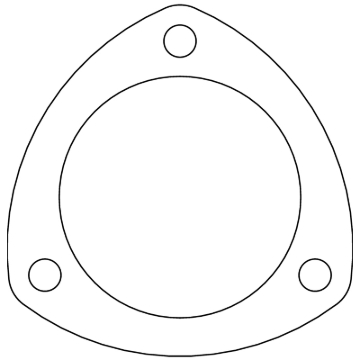 Picture of Cometic .043in Copper Exhaust Header Collector Gasket - 3.0in Diameter - 3.875in Bolt Circle