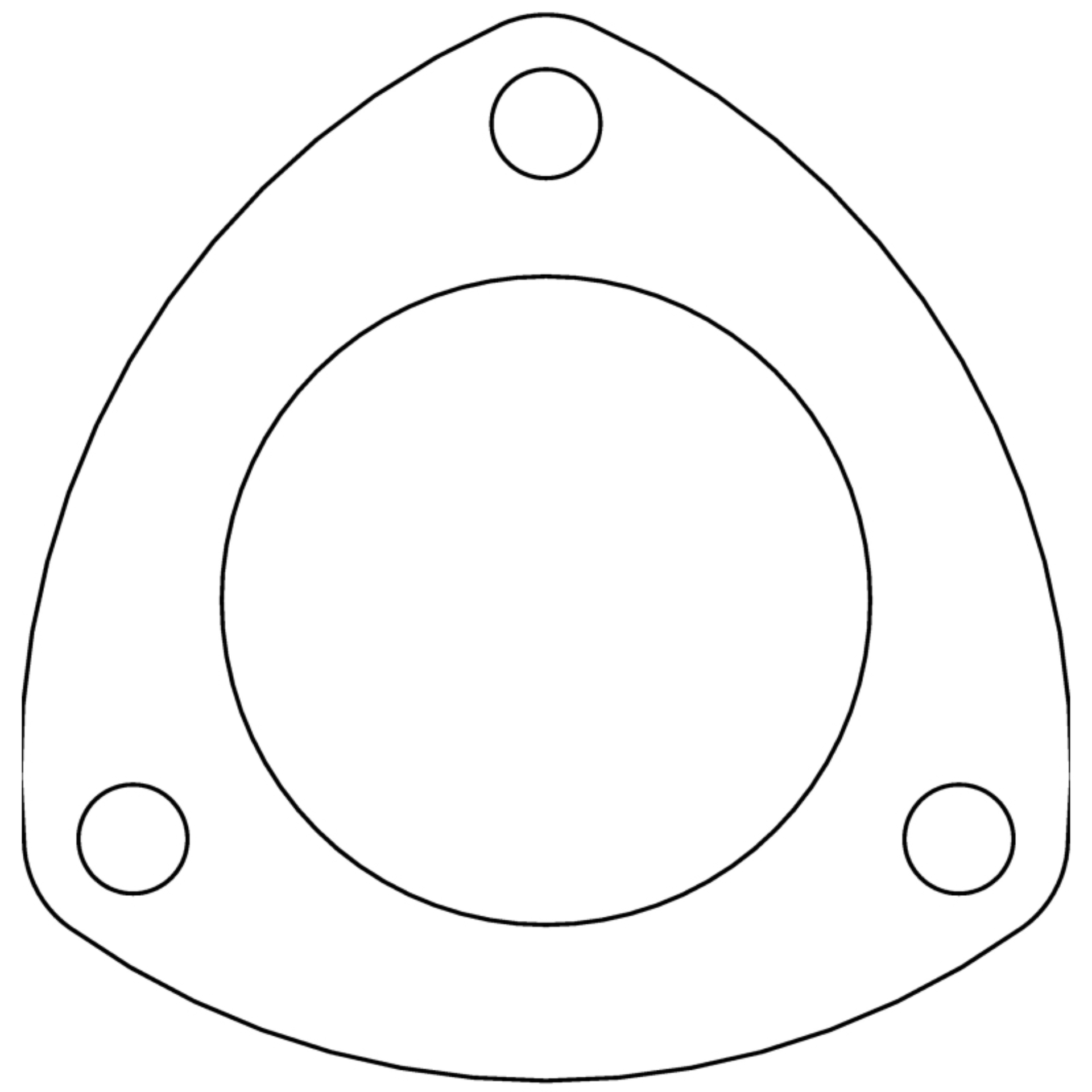 Picture of Cometic .043in Copper Exhaust Header Collector Gasket - 2.5in Diameter - 3.5in Bolt Circle
