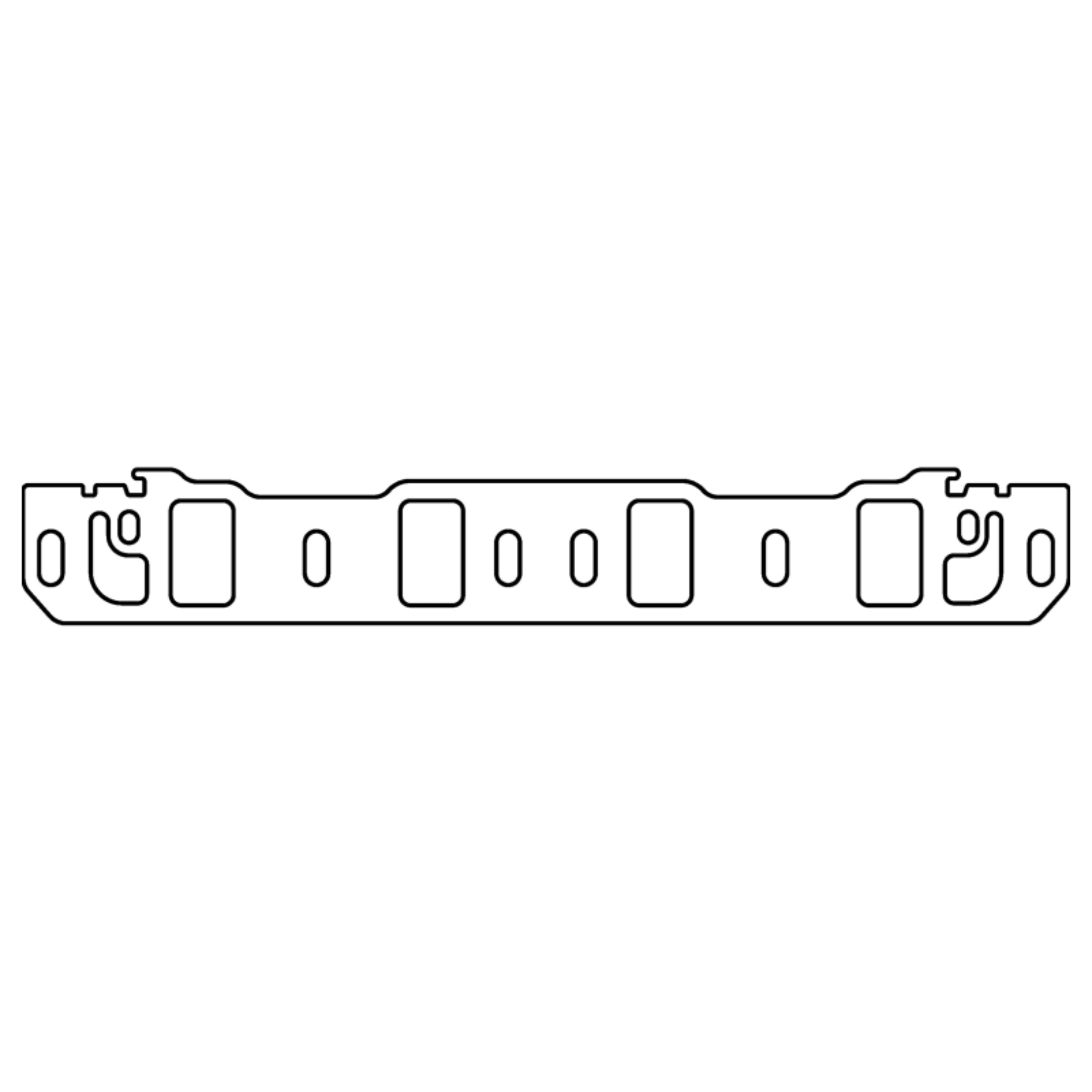 Picture of Cometic Ford 302/351W V8 Intake Manifold Gasket .060in Fiber 1.200in X 2.00in Port 20 Pack