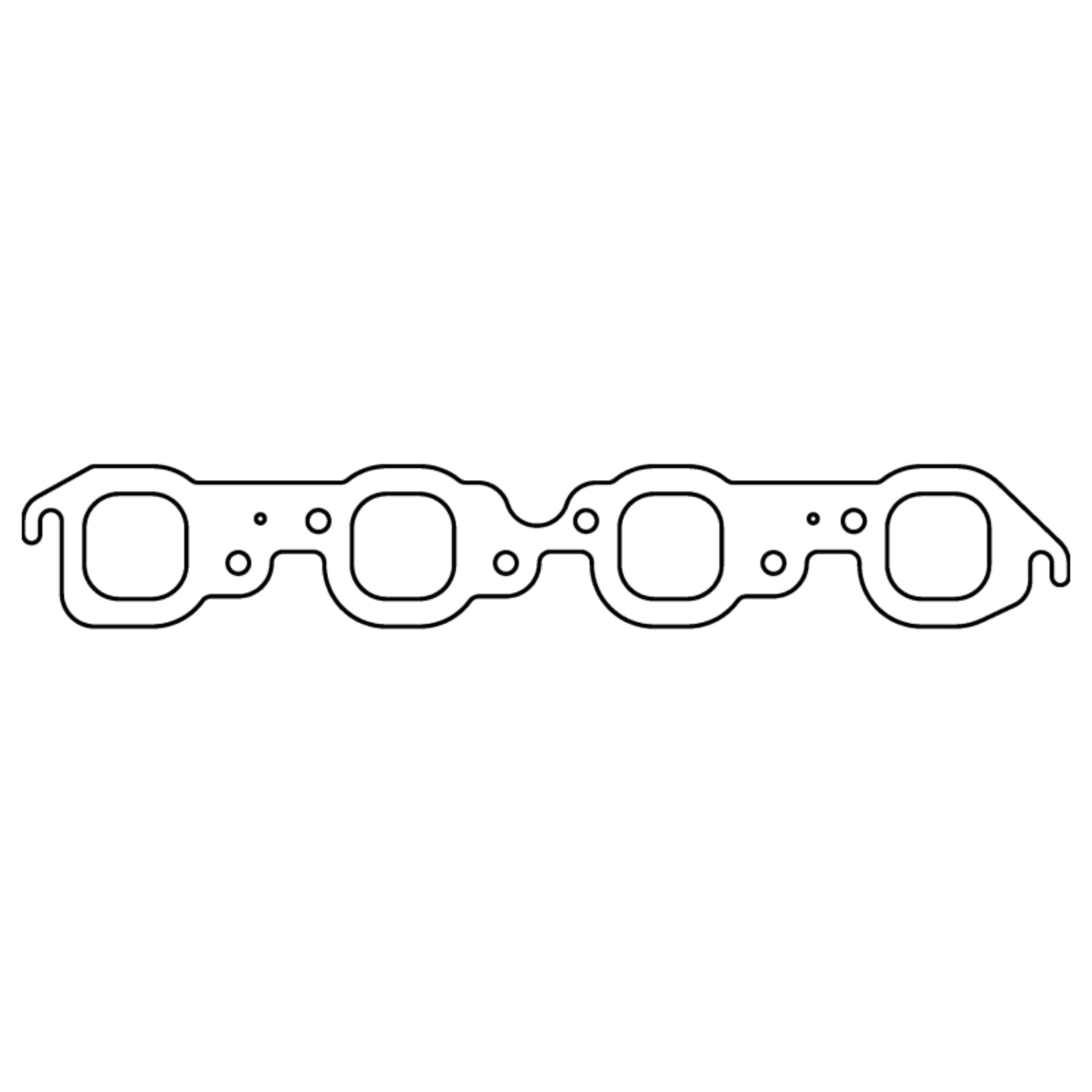 Picture of Cometic Chevrolet Mark-IV GM Gen-V/VI Big Block V8 .043in Copper Exhaust Manifold Gasket