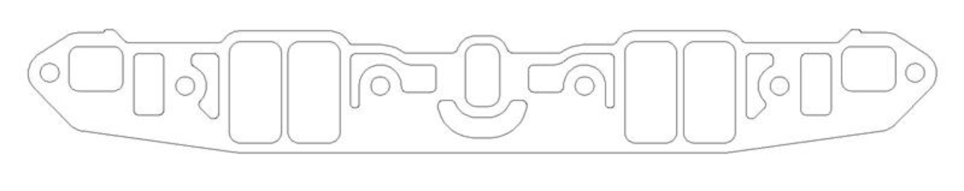Picture of Cometic Chrysler LA V8 .060in Fiber Intake Mani Gasket Set-1.170in x 2.300in Rectangle Port