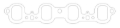 Picture of Cometic GM SB2 Small Block V8 .040in MLS Intake Manifold Gasket Set