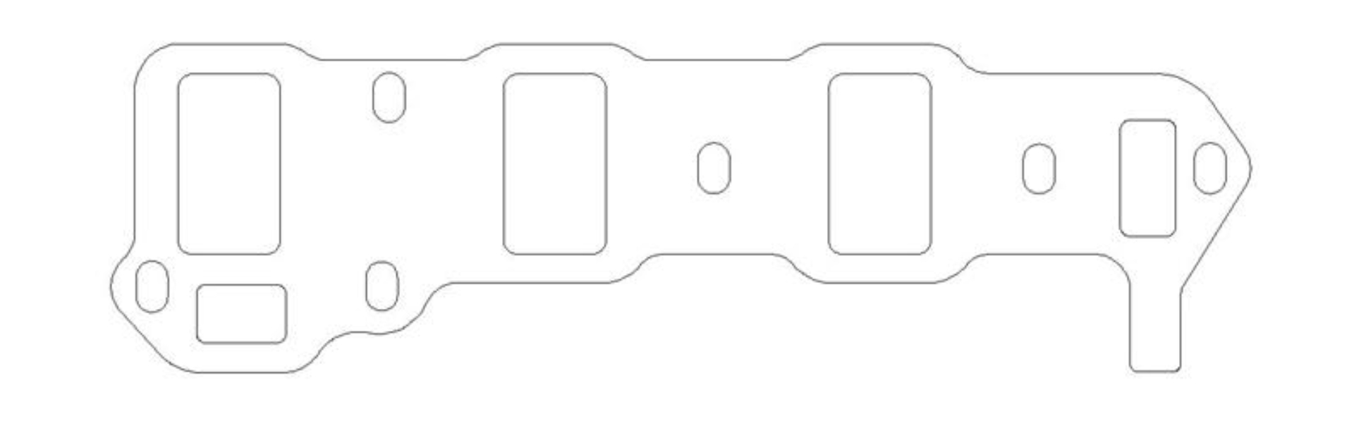 Picture of Cometic Buick Stage II V6 .060in Fiber Intake Manifold Gasket Set