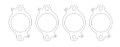 Picture of Cometic GM USAC Midget .030in MLS Exhaust Gasket Set - 4 Pieces