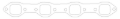 Picture of Cometic Ford Windsor V8 .064in ArmorCore Exhaust Mani Gasket Set