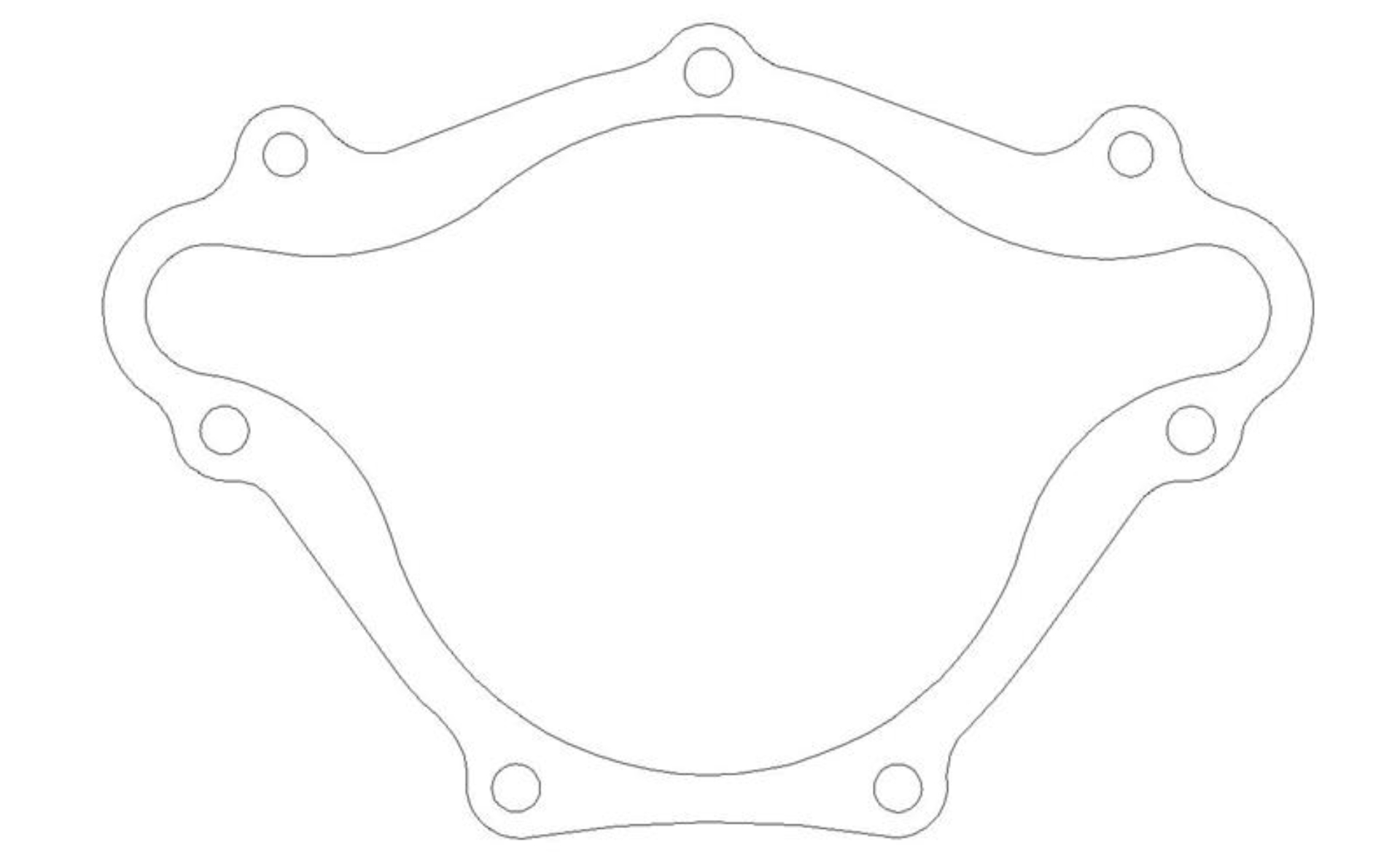 Picture of Cometic Chrysler R3 Block V8 .018in AFM Water Pump Gasket