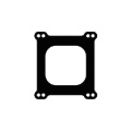 Picture of Cometic Holley 4 Barrel 4150 Style .188in Fiber Carburetor Gasket - 3.770in x 3.880in - Open Plenum