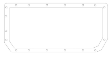 Picture of Cometic Gasket CG Oil Pan Gaskets Gasket Kits - C5596-060