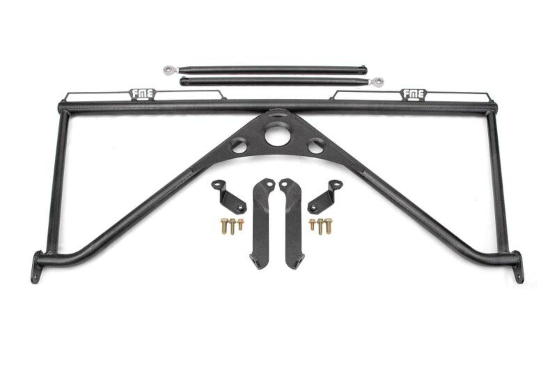 Picture of BMR Suspension 16-24 6th Gen Camaro Harness Bar - Black Hammertone
