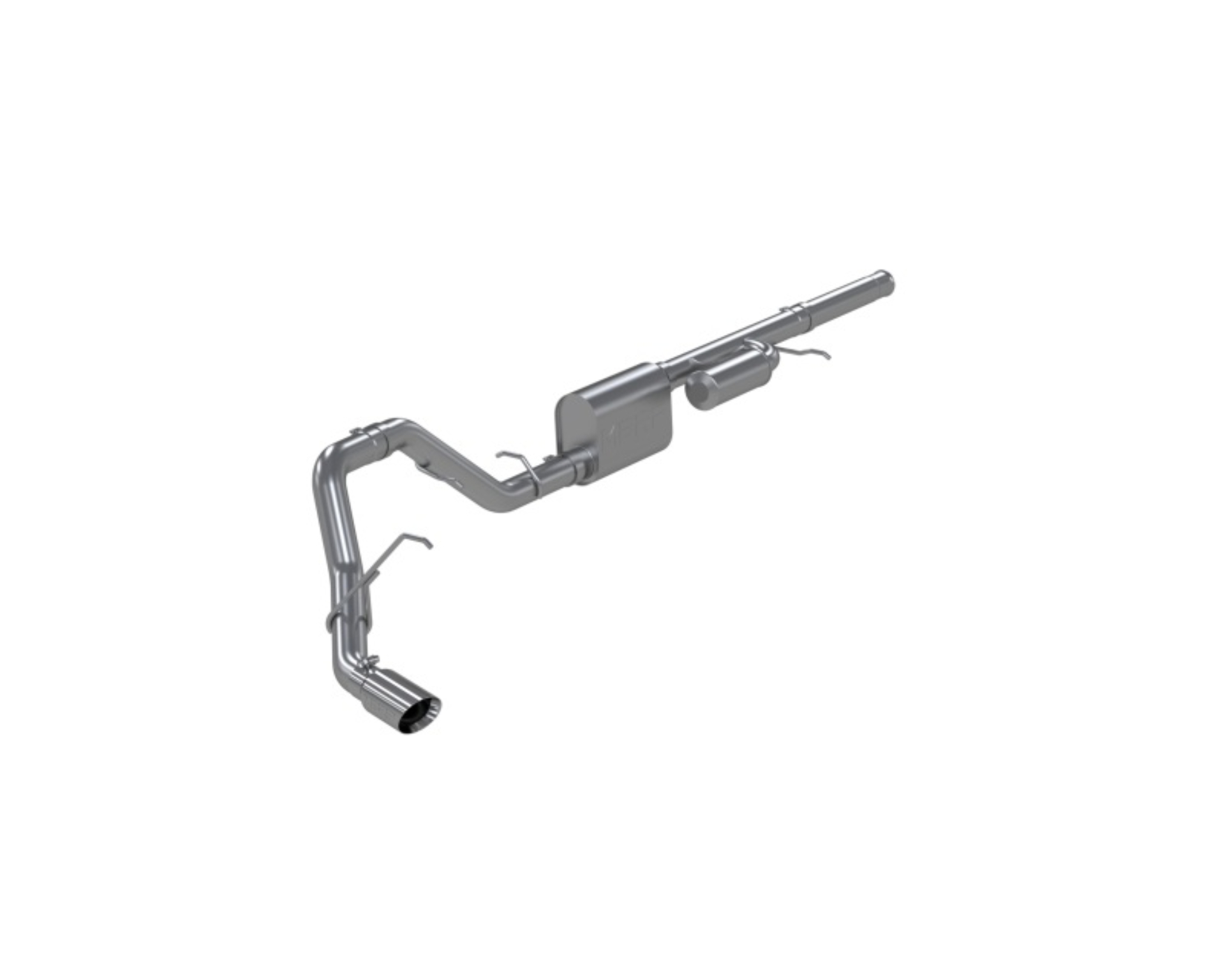 Picture of MBRP 21-24 Chevrolet/GMC Tahoe/Yukon/Suburban/Yukon XL 5.3L 3in Cat Back Single Side - T304