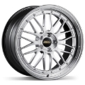 Picture of BBS LM 20x9 5x130 ET42 CB71.6 Diamond Silver Wheel w/ Diamond Cut Machined Lip
