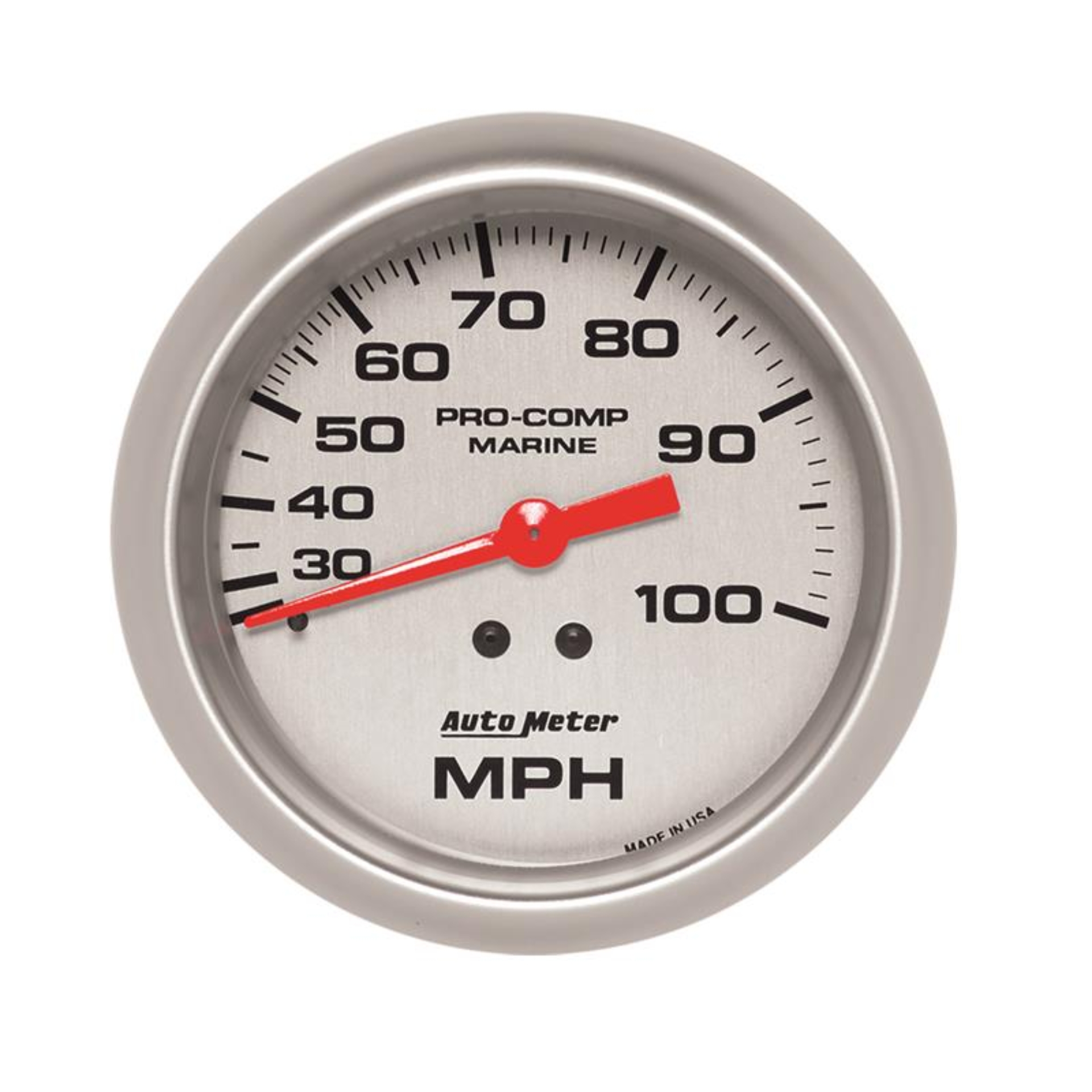 Picture of Autometer Marine Silver Mechanical Speedometer