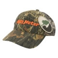 Picture of Autometer Hat Mesh Black w/ Velcro Hunting Camo Blaze Orange