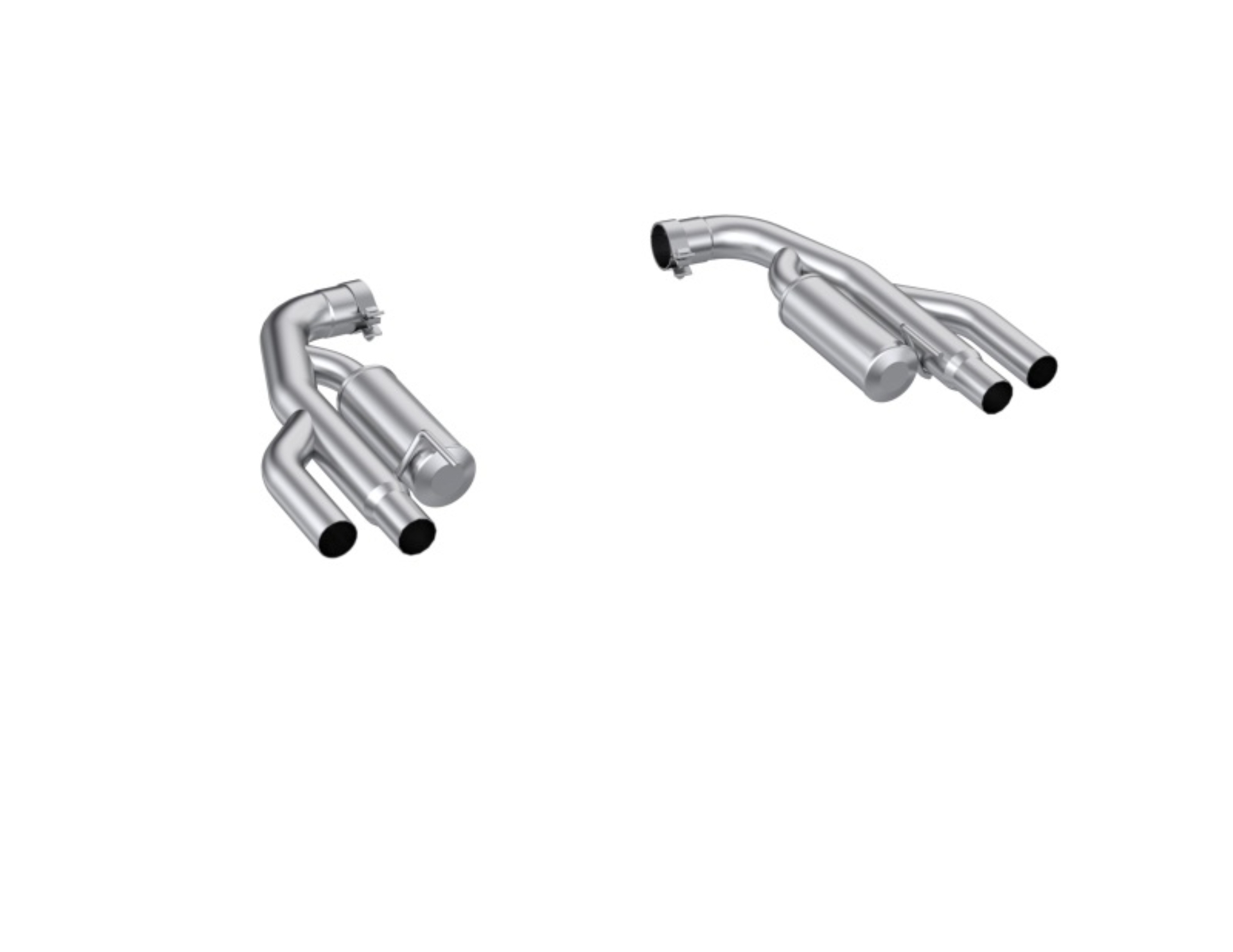 Picture of MBRP 2018+ Ford Mustang GT 5.0L T304 SS 3in Street to Race Conversion Kit