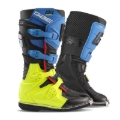 Picture of Gaerne GXJ Boot Black/Blue/Fluorescent Yellow Size - Youth 7