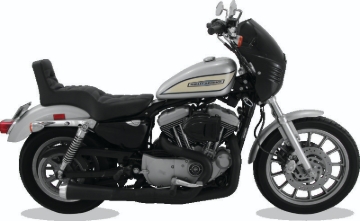 Picture of Mustang 08-21 HD Electra Glide,Rd Glide,Rd King,Str Glide Driver Backrest - Black w/ Blue Stitching