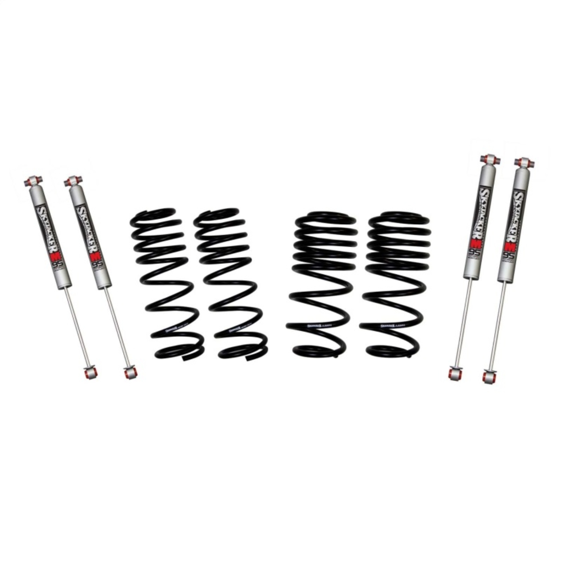 Picture of Skyjacker 21-24 Jeep Wrangler (JL) 4XE Non-Rubicon 2-2.5in Lowering Sport Coils W/M95 Monotube Shock