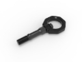 Picture of aFe Control Rear Tow Hook (Black)