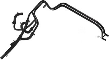 Picture of Gates 01-05 BMW 325I 6Cyl 2.5L 11/16in x 23/32in x 21 7/8in WP Pipe To Res PipeHeater Hose w/Seal