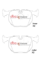 Picture of DBA 03-06 BMW M3 E46 XP Performance Rear Brake Pads