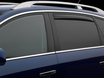 Picture of WeatherTech 22-25 Infiniti QX60 Rear Side Window Deflectors - Dark Tint