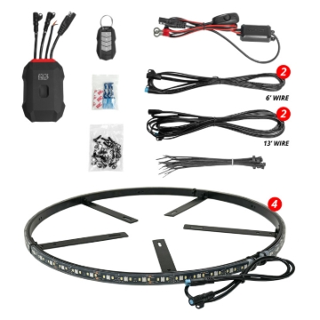 Picture of XK Glow XKmax RGBW Wheel Ring Light Kit